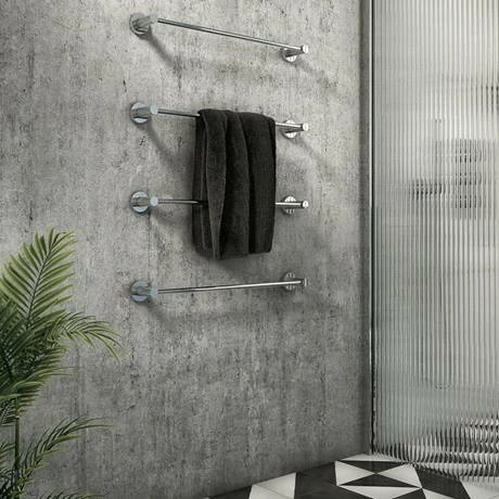Arezzo 4-Bar Industrial Style Chrome Round Towel Rail Arezzo 4-Bar Industrial Style Chrome Round Towel Rail -Arezzo shop 4XISCHRTB D1 460