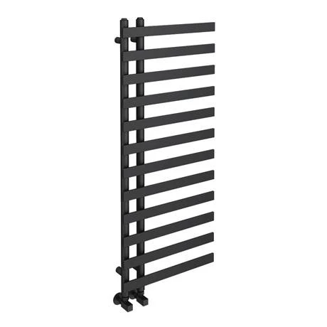Arezzo Anthracite 1200 x 500mm 12 Bars Designer Heated Towel Rail Arezzo Anthracite 1200 X 500mm 12 Bars Designer Heated Towel Rail -Arezzo shop A12X500B12 AF detail1 460