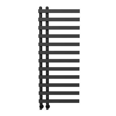 Arezzo Anthracite 1200 x 500mm 12 Bars Designer Heated Towel Rail Arezzo Anthracite 1200 X 500mm 12 Bars Designer Heated Towel Rail -Arezzo shop A12X500B12 AF detail3 460