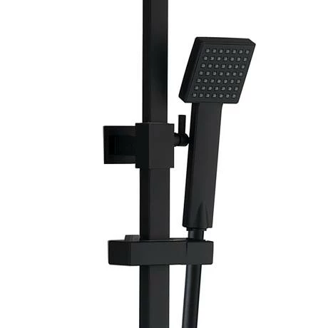 Arezzo Modern Square Thermostatic Shower - Matt Black Arezzo Modern Square Thermostatic Shower - Matt Black -Arezzo shop ARZ002 dv2 460