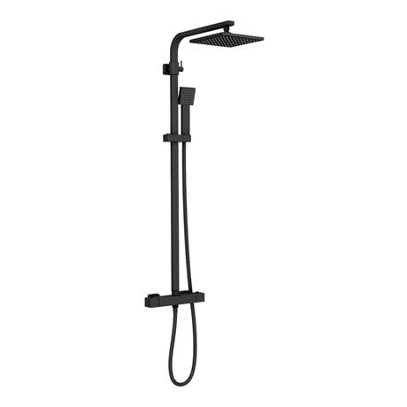 Arezzo Modern Square Thermostatic Shower - Matt Black Arezzo Modern Square Thermostatic Shower - Matt Black -Arezzo shop ARZ002 dv4 460