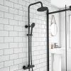 Arezzo Modern Round Thermostatic Shower - Matt Black 1 Arezzo Modern Round Thermostatic Shower - Matt Black -Arezzo shop ARZ003 prod1