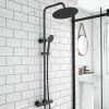 Arezzo Modern Round Thermostatic Shower (300mm Head - Matt Black) 1 Arezzo Modern Round Thermostatic Shower (300mm Head - Matt Black) -Arezzo shop ARZ03H prod