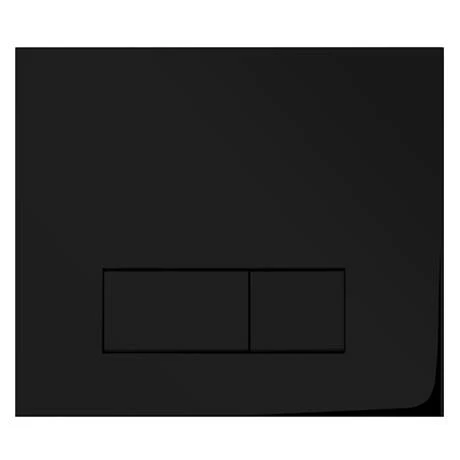 Arezzo Matt Black Dual Flush Concealed WC Cistern with Wall Hung Frame Arezzo Matt Black Dual Flush Concealed WC Cistern With Wall Hung Frame -Arezzo shop ARZBLK100 d1 460