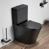 Arezzo Matt Black BTW Close Coupled Toilet + Soft Close Seat 1 Arezzo Matt Black BTW Close Coupled Toilet + Soft Close Seat -Arezzo shop ARZBTWCCMB l 670