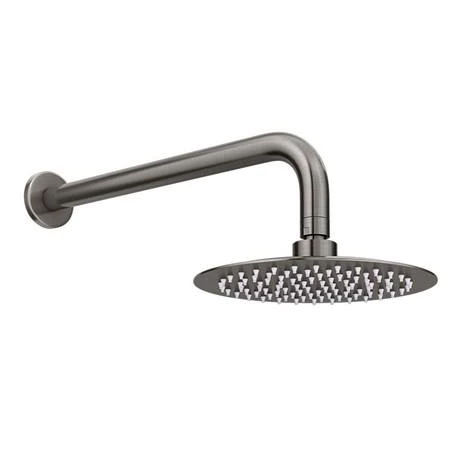 Arezzo Gunmetal Grey Concealed Individual Diverter + Thermostatic Control Valve with Handset + Wall Mounted Shower Head Arezzo Gunmetal Grey Concealed Individual Diverter + Thermostatic Control Valve With Handset + Wall Mounted Shower Head -Arezzo shop ARZGM ISV PK4 n d2 460