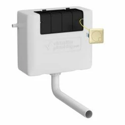 Arezzo 1100 Matt Grey Slimline Combination Vanity Unit (Brushed Brass Flush & Handles) -Arezzo shop AZ11GBBSL d6 460