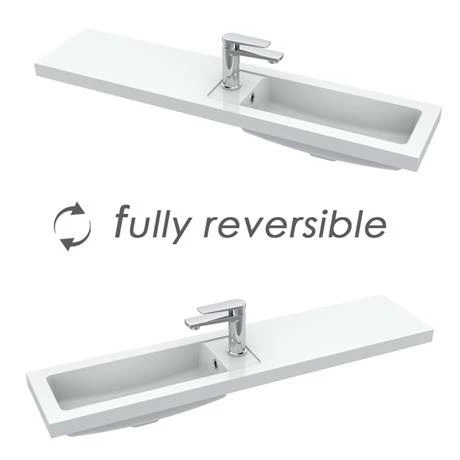 Arezzo 1100 Matt Green Slimline Combination Vanity Unit (Matt Black Flush & Handles) Arezzo 1100 Matt Green Slimline Combination Vanity Unit (Matt Black Flush & Handles) -Arezzo shop AZ11GMBSL d5 460 2