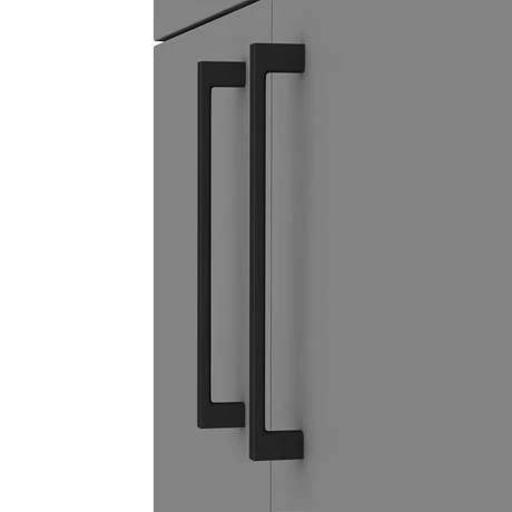 Arezzo 1100 Matt Grey Combination Furniture Pack (Matt Black Flush & Handles) Arezzo 1100 Matt Grey Combination Furniture Pack (Matt Black Flush & Handles) -Arezzo shop AZ11LGMB nw d2 460