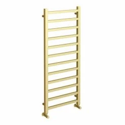 Arezzo Cube Brushed Brass 1200 X 500 Heated Towel Rail 4 Arezzo Cube Brushed Brass 1200 X 500 Heated Towel Rail -Arezzo shop AZ125BBSQ d2 460