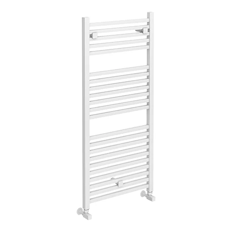 Arezzo Cube Matt White 1100 x 500 Heated Towel Rail Arezzo Cube Matt White 1100 X 500 Heated Towel Rail -Arezzo shop AZ125MWSQ P1