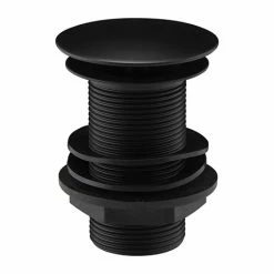 Arezzo Matt Black Free Running Basin Waste