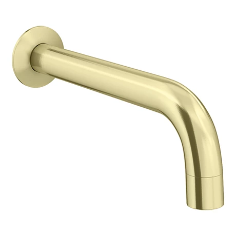 Arezzo Brushed Brass Wall Mounted Bath Spout Arezzo Brushed Brass Wall Mounted Bath Spout -Arezzo shop AZ140BB n p