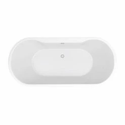 Arezzo Freestanding Modern Bath - 1415 X 745mm 6 Arezzo Freestanding Modern Bath - 1415 X 745mm -Arezzo shop AZ14FSB d4 460