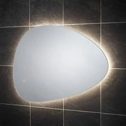 Arezzo 550 X 800mm Teardrop LED Backlit Bathroom Mirror With Anti-Fog 5 Arezzo 550 X 800mm Teardrop LED Backlit Bathroom Mirror With Anti-Fog -Arezzo shop AZ1703MB D3 460