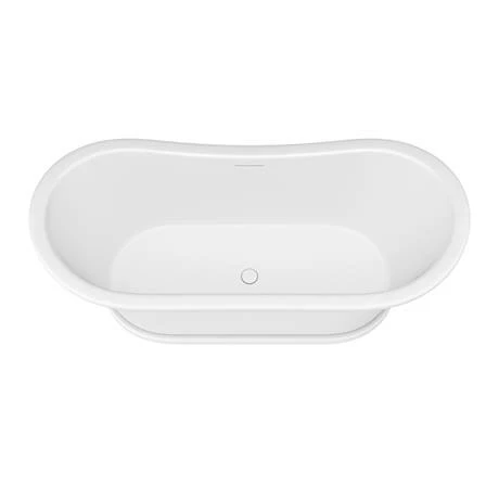 Arezzo 1690 x 750 Matt White Solid Stone Traditional Roll Top Slipper Bath Arezzo 1690 X 750 Matt White Solid Stone Traditional Roll Top Slipper Bath -Arezzo shop AZ175SBA n d4 460