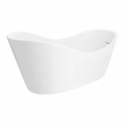 Arezzo 1700 X 750 Matt White Solid Stone Modern Slipper Bath 5 Arezzo 1700 X 750 Matt White Solid Stone Modern Slipper Bath -Arezzo shop AZ175SLW d3 460