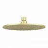 Arezzo Round 200mm Brushed Brass Fixed Shower Head 1 Arezzo Round 200mm Brushed Brass Fixed Shower Head -Arezzo shop AZ2RBBSH n p