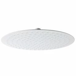 Arezzo Round 300mm Matt White Fixed Shower Head