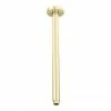 Arezzo 300mm Brushed Brass Round Ceiling Shower Arm 2 Arezzo 300mm Brushed Brass Round Ceiling Shower Arm -Arezzo shop AZ3RDCABB n p