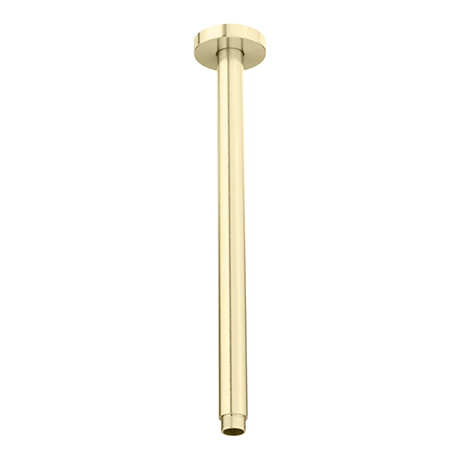 Arezzo 300mm Brushed Brass Round Ceiling Shower Arm Arezzo 300mm Brushed Brass Round Ceiling Shower Arm -Arezzo shop AZ3RDCABB n p