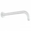 Arezzo 345mm Matt White Round Wall Mounted Shower Arm