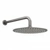 Arezzo Round 300mm Brushed Gunmetal Grey Fixed Shower Head + Wall Mounted Arm -Arezzo shop AZ3WA GM p