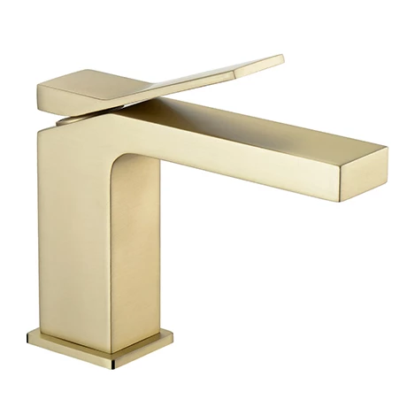 Arezzo Leva Mono Basin Mixer Tap Brushed Brass Arezzo Leva Mono Basin Mixer Tap Brushed Brass -Arezzo shop AZ42BB p