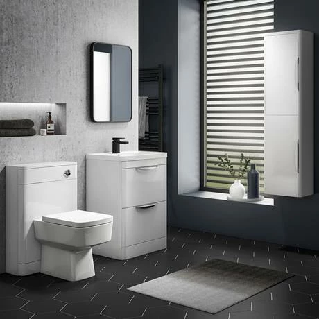 Arezzo Matt Black 700 x 500 Rectangular Mirror Arezzo Matt Black 700 X 500 Rectangular Mirror -Arezzo shop AZ57MB d2 460