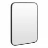 Arezzo Matt Black 700 X 500 Rectangular Mirror 1 Arezzo Matt Black 700 X 500 Rectangular Mirror -Arezzo shop AZ57MB p