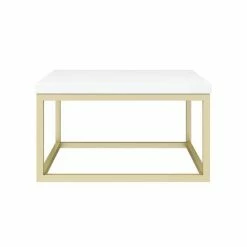 Arezzo 500 Gloss White Stone Resin Worktop With Brushed Brass Wall Mounted Frame 3 Arezzo 500 Gloss White Stone Resin Worktop With Brushed Brass Wall Mounted Frame -Arezzo shop AZ5BBFRMGW d1 460