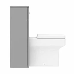 Arezzo 500 Matt Grey WC Unit With Cistern + Square Pan -Arezzo shop AZ5WCGSQ d4 460