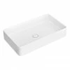 Arezzo Gloss White Slim Rectangular Counter Top Basin (605 X 355mm) 2 Arezzo Gloss White Slim Rectangular Counter Top Basin (605 X 355mm) -Arezzo shop AZ65GW p