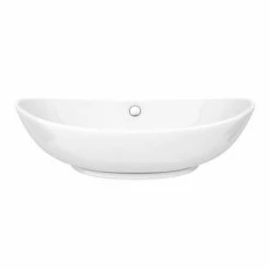 Arezzo Stone Resin Floating Basin Shelf Inc. Oval Basin - 600mm Wide -Arezzo shop AZ6MWSLFB1 d4 460