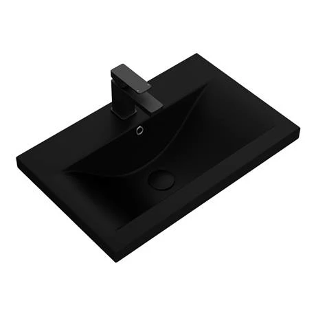 Arezzo 610 x 395mm Matt Black Rectangular Mid-Edged Inset Basin Arezzo 610 X 395mm Matt Black Rectangular Mid-Edged Inset Basin -Arezzo shop AZ6RMB n d3 460