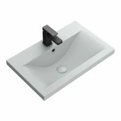 Arezzo 610 X 395mm Matt Grey Rectangular Mid-Edged Inset Basin 4 Arezzo 610 X 395mm Matt Grey Rectangular Mid-Edged Inset Basin -Arezzo shop AZ6RMH D3 460
