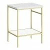 Arezzo 610 White Marble Effect Worktop With Brushed Brass Framed Washstand 1 Arezzo 610 White Marble Effect Worktop With Brushed Brass Framed Washstand -Arezzo shop AZ6WSBBMW p