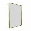 Arezzo Brushed Brass 1000 X 800mm Rectangular Mirror -Arezzo shop AZ6X8RBB P 1