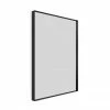 Arezzo Black 600 X 800mm Rectangular Mirror -Arezzo shop AZ6X8RMB P