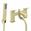 Arezzo Leva Bath Shower Mixer Incl. Shower Kit Brushed Brass 2 Arezzo Leva Bath Shower Mixer Incl. Shower Kit Brushed Brass -Arezzo shop AZ741B p