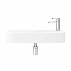 Arezzo 710 X 275mm Curved Wall Hung 1TH Basin -Arezzo shop AZ78517 n d2 460