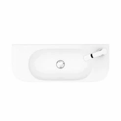 Arezzo 710 X 275mm Curved Wall Hung 1TH Basin -Arezzo shop AZ78517 n d4 460