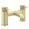 Arezzo Fluted Round Brushed Brass Bath Filler Tap 2 Arezzo Fluted Round Brushed Brass Bath Filler Tap -Arezzo shop AZ7TBBF lrg 670