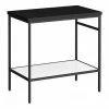 Arezzo 810 Matt Black Stone Resin Worktop With Matt Black Framed Washstand