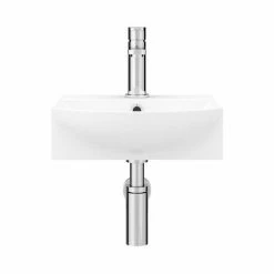 Arezzo 350 X 350 Modern Wall Mounted / Counter Top 1TH Basin -Arezzo shop AZ814B d1 460