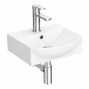 Arezzo 350 X 350 Modern Wall Mounted / Counter Top 1TH Basin 2 Arezzo 350 X 350 Modern Wall Mounted / Counter Top 1TH Basin -Arezzo shop AZ814B p