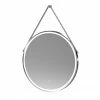 Arezzo Chrome 800mm Round LED Illuminated Anti-Fog Bathroom Mirror 1 Arezzo Chrome 800mm Round LED Illuminated Anti-Fog Bathroom Mirror -Arezzo shop AZ8CM M