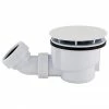 Arezzo Matt White 90mm High Flow Shower Tray Waste 2 Arezzo Matt White 90mm High Flow Shower Tray Waste -Arezzo shop AZ9WHTSW p