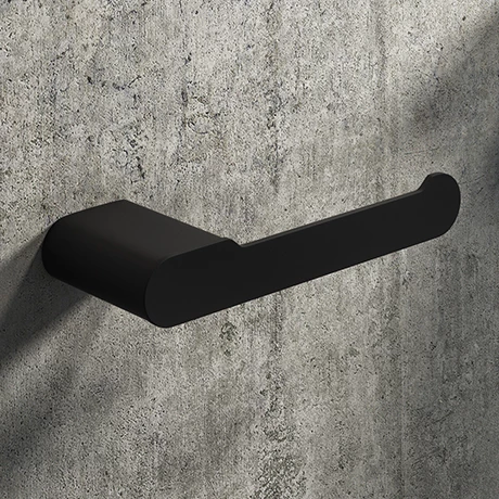 Arezzo Matt Black Toilet Roll Holder Arezzo Matt Black Toilet Roll Holder -Arezzo shop AZB165TR n p