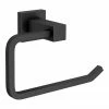 Arezzo Matt Black Square Toilet Roll Holder 1 Arezzo Matt Black Square Toilet Roll Holder -Arezzo shop AZB31 p